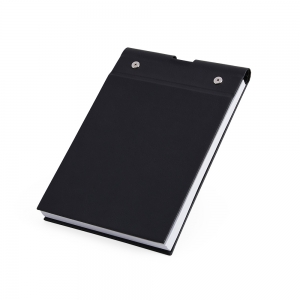 14911 - Bloco de Anotações em Couro Sintético e Porta Caneta