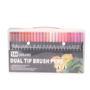 08332B-144 - Kit Canetinhas Ponta Dupla 144 Cores