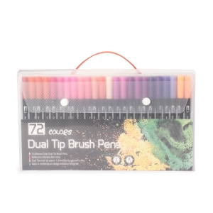 08332B-72 - Kit Canetinhas Ponta Dupla 72 Cores