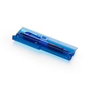 KIT15040 - Kit Estojo com Régua e Caneta Plástico